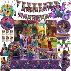 Encanto Mirabel Birthday Party Decoration Banner Cup Flag Tableware Set Supply - Picture 1 of 20