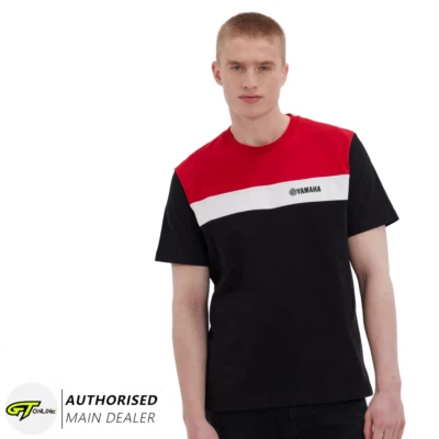 Yamaha REVS T-Shirt Special Edition Unisex Short Sleeve Top Black Red Genuine - Image 1 of 4