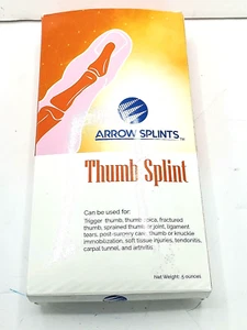 ARROW SPLINTS THUMB SPLINT FOR ARTHRITIS, CARPAL TUNNEL A6 - Picture 1 of 2
