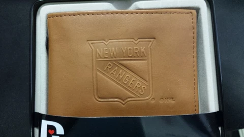 NHL New York Rangers Embossed Billfold / Wallet Cover