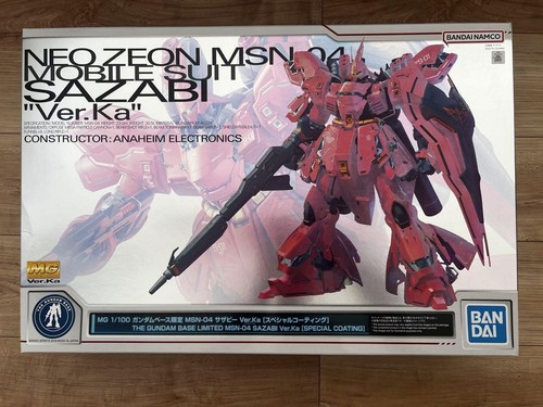 Bandai MG 1/100 The Gundam Base Limited MSN-04 Sazabi Ver.Ka