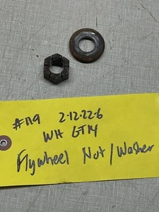 1970 Wheel Horse GT-14 Tractor Flywheel Nut And Washer 1-7452 - Picture 1 of 3