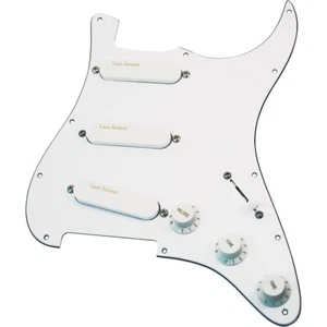 Lace Sensor Gold Prewired Pickguard White - Picture 1 of 1