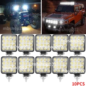 10PCS 4"Inch 1200W LED Work Light Bar Flood Pods Driving Off-Road Tractor 4WD - Picture 1 of 12