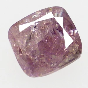 0.14 Ct Well-Chosen Cushion 100% Natural Fancy Purplish Pink Diamond From Argyle - Picture 1 of 7