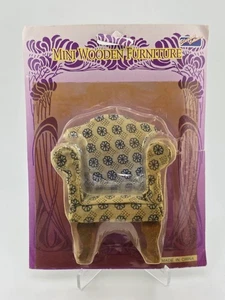 Vintage Elegant Collection Mini Holzmöbel Puppenhaus Stuhl Neu im Paket - Bild 1 von 2