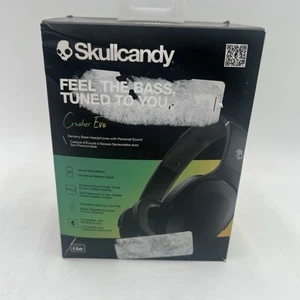 Skullcandy Crusher Evo Wireless Bluetooth Over-Ear Headphones Black - Zdjęcie 1 z 9