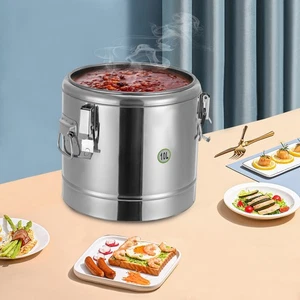 Caja térmica de acero inoxidable Thermoport para alimentos calientes de 10 L - Imagen 1 de 12