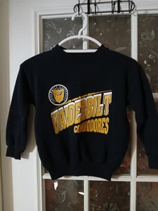 VINTAGE Pro Star Vanderbilt University Commodores Sweatshirt Boys M  Crewneck  - Picture 1 of 9