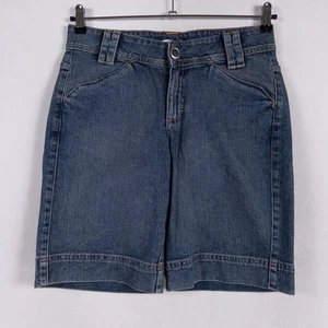 Lee Shorts Womens 10M Blue Denim Bermuda Lower On The Waist Casual Summer * - Picture 1 of 10