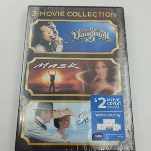 3 Movie Collection -Coal Miners Daughter-Mask-Somewhere in time Nrand New - Picture 1 of 2