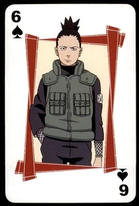 2007 Naruto Shippuden Shonen Jump Shikamaru Nara Poker Card #6 - Picture 1 of 2