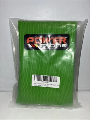 Cubierta de asiento de moto dirt littlefuss - Cubierta de asiento universal a rayas verdes para Dirt Bi... Foto 1 de 4