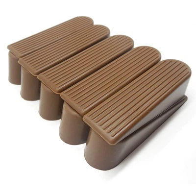 Tapones de puerta de goma de alta resistencia para oficina en casa cuñas de tope de puerta fuertes Foto 1 de 4