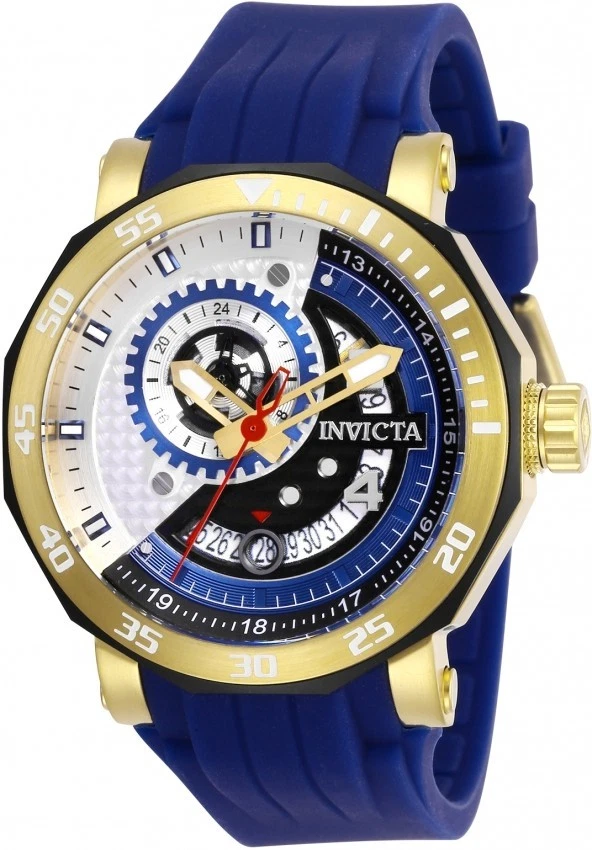 Reloj Invicta 27130 Excursion automático 3 manecillas esfera azul plata para hombre Foto 1 de 1