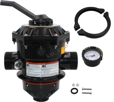 Compatible with Pool & Spa Sand Filter 1-1/2"Inch 6-Way Clamp Style Valve 262506 - Image 1 of 4