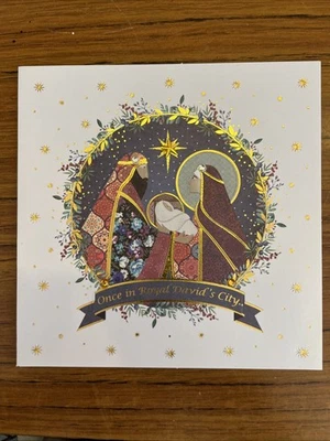 CBC Single Religious Christian Handcrafted Christmas Card With Envelope Free Postage