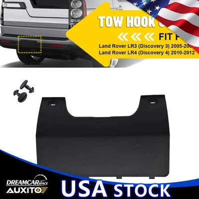 Rear Bumper Tow Cover US Hook For Land LR3 LR4 Rover Discovery DPO500011PCL Car Foto 1 de 4