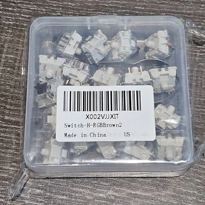 Cherry MX RGB Brown Switches For Custom Mech Keyboards 20-pack FREE SHIPPING - Image 1 of 4