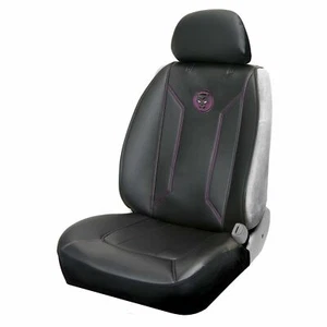 Black Panther Marvel Symbol Icon Logo Stitched Premium Sideless Seat Covers Set. - Foto 1 di 3