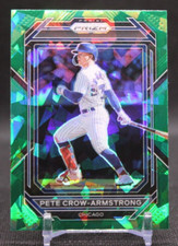 Pete Crow-Armstrong 2023 Panini Prizm Baseball Green Ice Prizm Chicago Cubs #53