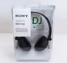Sony MDR-V150 Wired Headphones with Reversible Housing for DJ Monitoring - Black