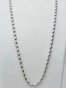 DaneCraft Italian Tarnish Free 925 Sterling Silver 11 Gram Nugget Necklace 18” - Picture 1 of 5