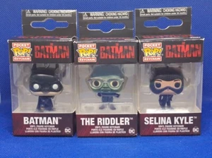 LLAVERO FUNKO POCKET POP DC THE BATMAN. LLAVEROS BATMAN RIDDLER & SELINA KYLE - Imagen 1 de 9