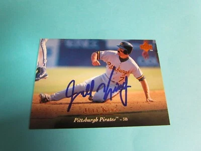 1995 Upper Deck Jeff King autographed Baseball Card Beckett Pre CERT - Image 1 of 2