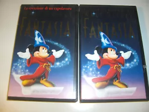 VHS FANTASIA La creazione di un capolavoro 2 vhs WALT DISNEY no dvd USATO SEGNI - Foto 1 di 12