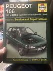 Peugeot 106 Haynes Manual 1991-2002 J Reg Onwards Petrol & Diesel Service Repair