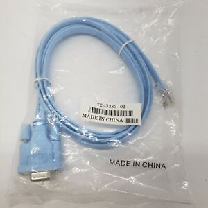 NEW GENUINE OEM Cisco 72-3383-01 RJ-45 to DB-9 F Router Console Cable 6' - Blue