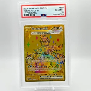 Terapagos ex 180/131 Ultra Rara - Pokemon Evoluzioni Prismatiche / PSA 10 - Foto 1 di 1
