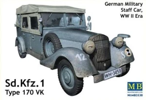 Master Box Mb3530 - 1/35 Sd.Kfz.1 Tipo 170 Vk , German Staff Auto - Nuovo - Foto 1 di 1