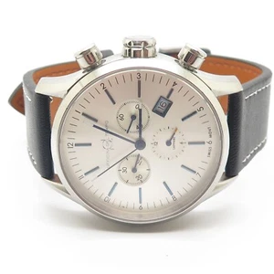Officina Del Tempo Business 42mm Chronograph Leather Band (OT1038) Watch - Picture 1 of 10
