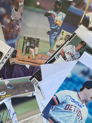 25 Autogramme US Baseball - viele seltene top Stücke - 17 Großfotos -siehe Liste - Bild 1 von 4