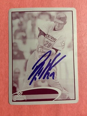 Brett Wallace 2012 Topps Series 1 Magenta Printing Plate 1/1 IP Auto Autograph - Image 1 of 2