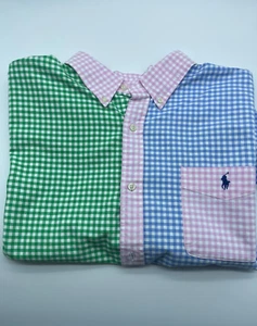 NUEVA Camisa Para Hombre Ralph Lauren Botones Calce Clásico XXL Multi 0017 - Imagen 1 de 1