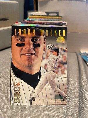 1996 Studio Gold Press Proofs #78 Larry Walker ROCKIES! - Image 1 of 2