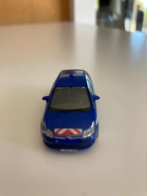 Citroën C4 gendarmerie Norev 1/87 excellent état no box - Photo 1/4