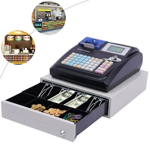 48 Tasten Elektronische Kasse POS Registrierkasse Einzelhandel Kassensystem - Bild 1 von 12