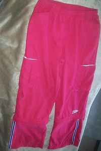 ~*NIKE RED Girls Pants L *~14 - Picture 1 of 5