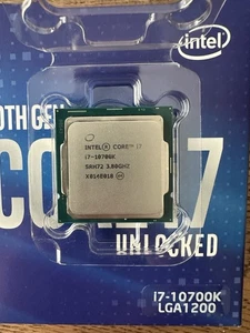 Procesor biurkowy Intel Core i7-10700K SRH72 3,8 GHz 8 rdzeni - Zdjęcie 1 z 3