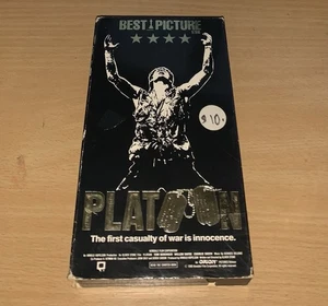 Platoon 1988 VHS Original Release Oscar Winner War Movie Vintage Tape (tested) - Bild 1 von 6