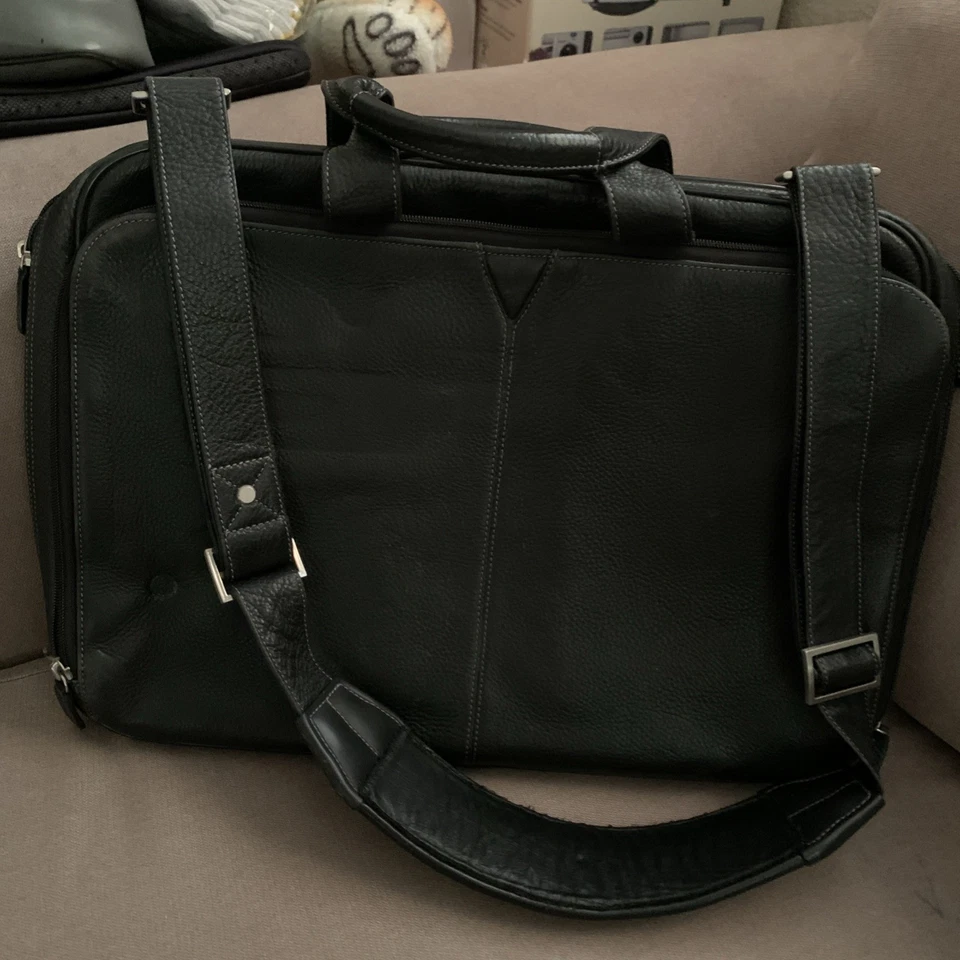 Bolso de cuero para computadora portátil - Johnston & Murphy Foto 1 de 4