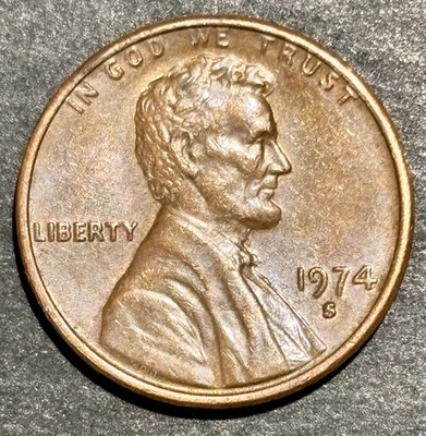 1974 S Memorial Penny DDO ERROR Lincoln Cent Coin - Image 1 of 4