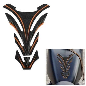Universal Motorcycle Fuel Tank Gas Pad Protector Decal Sticker Cafe Racer Bobber - Bild 1 von 13