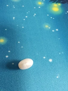 5-6 mm  natural  baroque  white loose pearl through drilled - Picture 1 of 1