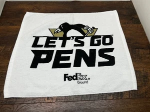 Pittsburgh Penguins Rally Toalla Let's Go Plumas FedEx SGA - Imagen 1 de 3