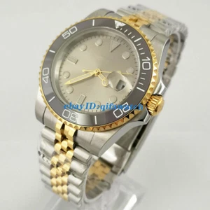 40mm sterile gray dial gold jubilee Sapphire Ceramic Bezel Automatic Men Watch - Picture 1 of 6